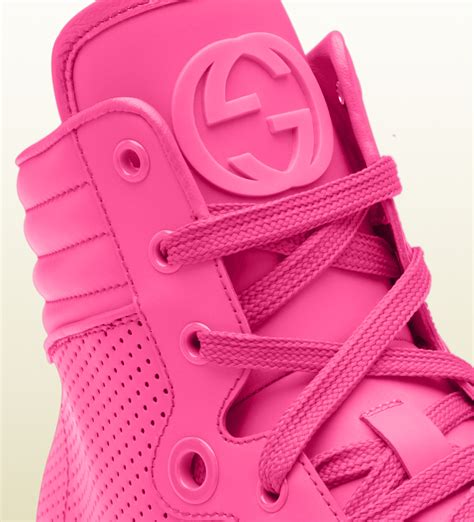 cheap pink gucci sneakers|pink Gucci sneakers for sale.